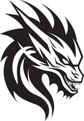 Oriental Overlord Badge Vector Design for Kuei Dragon Majesty 