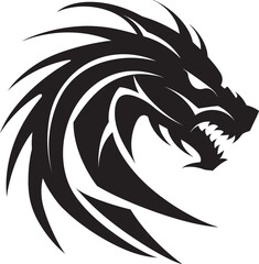 Dragon Dynasty Insignia Kuei Dragon Vector Icon for Legendary Legacy 