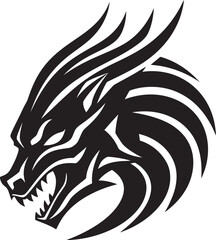 Mystic Kuei Dragon Crest Vector Design for Legendary Majesty 