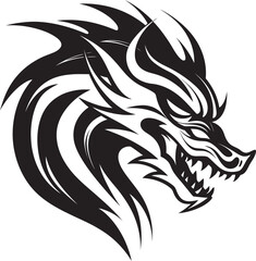 Harmonious Horns Insignia Vector Logo for Kuei Dragon Harmony 