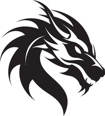 Mystic Kuei Dragon Insignia Vector Design for Legendary Majesty 