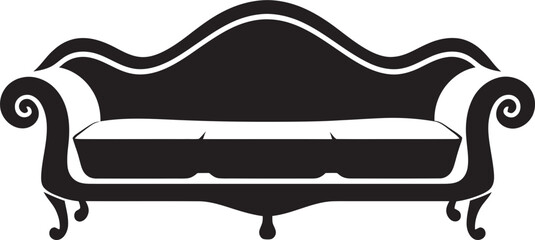 Chic Couch Crest Sofa Seat Logo for Fashionable Living Spaces 