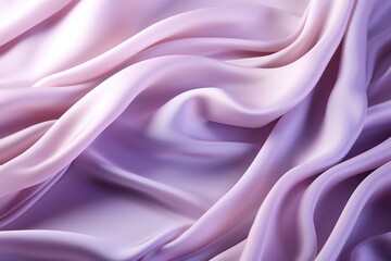 Fototapeta premium Purple silk fabric with gentle waves
