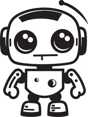 Digi Buddy Insignia Miniature Robot Chatbot Design for Digital Connections 