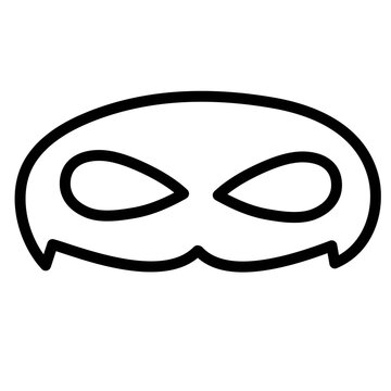 recommend clip art: superhero mask outline