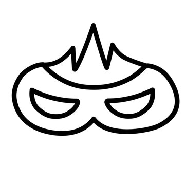 recommend clip art: superhero mask outline