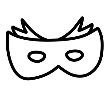 recommend clip art: superhero mask outline