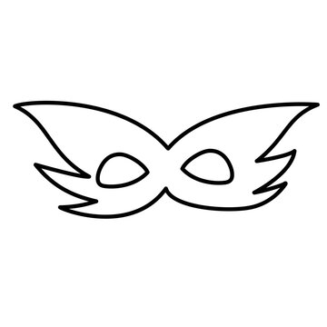 recommend clip art: superhero mask outline
