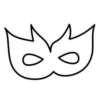 recommend clip art: superhero mask outline