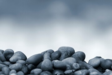 Pebbles, stylised, text free space, background