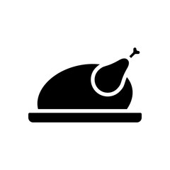 chicken icon symbol vector template