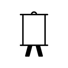 easel icon symbol vector template