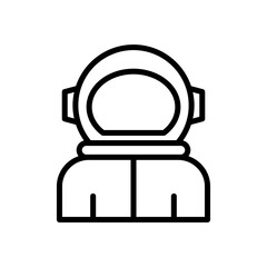 astronaut icon symbol vector template