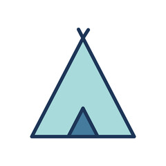 Tent, Camp Icon Vector Design Template