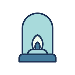 Lantern Icon Vector Design Template