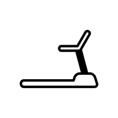 Treadmill Icon Vector Design Template