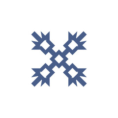 Abstract colorful shape logo