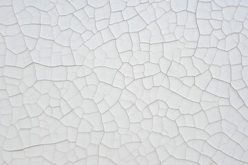 Cracked white ceramic texture background