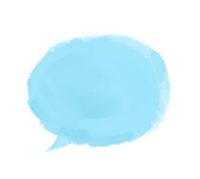 吹き出し - 水彩滲み透過吹き出し手書き素材 - Powered by Adobe