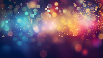 Beautiful fireworks background at night for holiday decoration