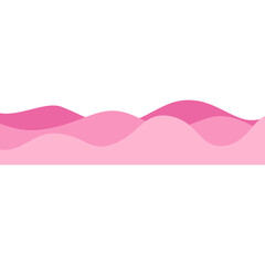 Valentine Wave Footer