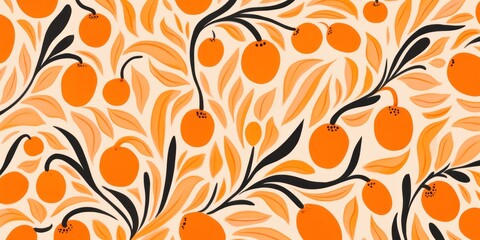 Fototapeta na wymiar Apricot simple and sophisticated pattern 