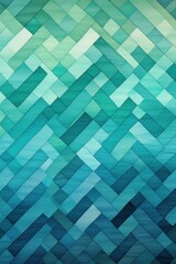 Azure and aqua zigzag geometric shapes