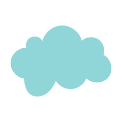 simple cloud ornament