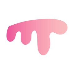 abstract liquid drop isolated