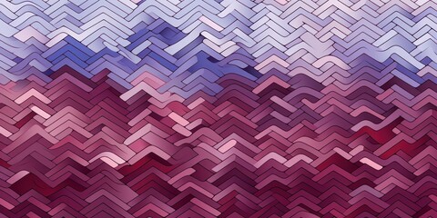 Burgundy and periwinkle zigzag geometric shapes