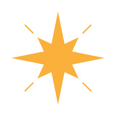 Obraz premium gold star element