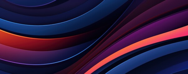 Colorful animated background, in the style of linear patterns and shapes, rounded shapes, dark mahogany and sapphire - obrazy, fototapety, plakaty