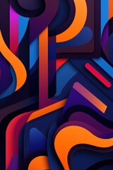 Colorful animated background, in the style of linear patterns and shapes