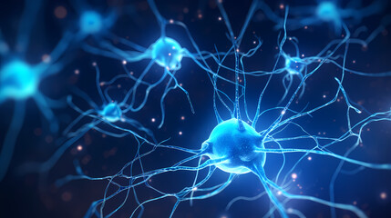 Nervous system, central nervous cells of the brain, neuroscience background