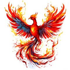 Fototapeta premium Fire Phoenix