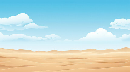 Fototapeta na wymiar Desert Sands: A Majestic Landscape of Summer Adventure and Tranquility