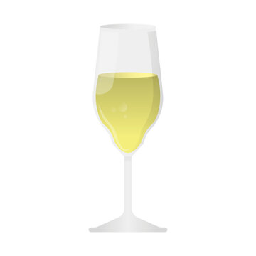 Wine Glass Illustration