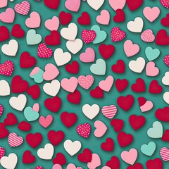 seamless background with hearts or background valentine or wallpaper valentine, Love icon valentine, heart icon valentine or valentine background