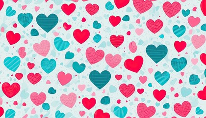 Fototapeta na wymiar background with hearts, valentine seamless pattern, Valentine icon set, big love icon, icon set valentine, valentine day concept or background valentine, valentine pattrent
