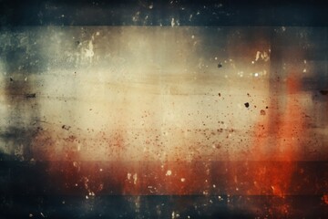 Old Film Overlay with light leaks, grain texture, vintage coral background