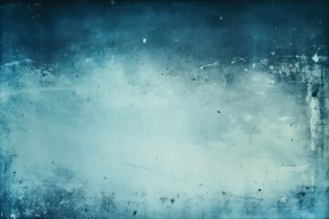 Old Film Overlay with light leaks, grain texture, vintage sky blue background 