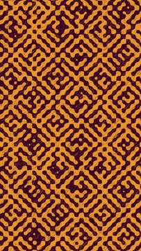 An abstract trendy halftone zine grunge texture vertical video motion graphic background.