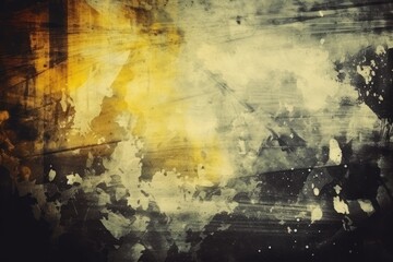 Old Film Overlay with light leaks, grain texture, vintage charcoal and lemon background 