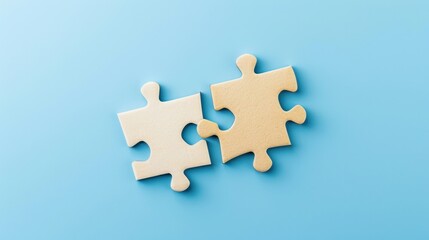 Fototapeta premium Puzzle. Business strategy, success solution, jigsaw games symbol. Idea metaphor. Creative idea, connection, challenge, partnership, teamwork, match
