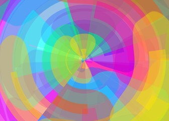 Obraz premium rainbow color wheel