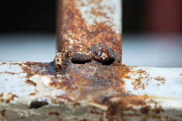 Rusty metal surface background. Old rusty metal texture.