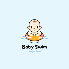 Happy Baby Swim Logo, baby shop