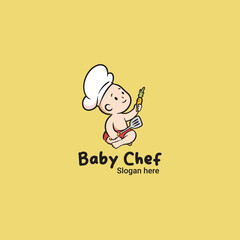 Baby cooking Logo, baby shop