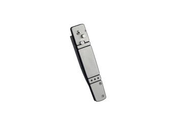 Stainless Steel Folding Knife on a white background.