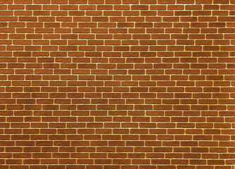 Old vintage retro style dark brown bricks wall for abstract brick background and texture.